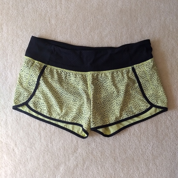 lululemon athletica Pants - Yellow Spotted Lululemon Shorts